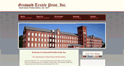 Desktop Screenshot of griswoldtextile.com